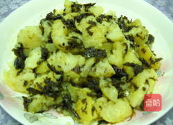 土豆拌橄榄菜的做法图解4