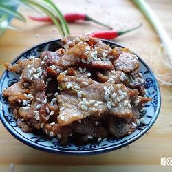 芝麻肉片的做法[图]