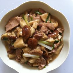 鲜香菇炒肉片的做法[图]