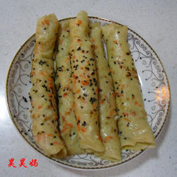 黑芝麻虾皮鸡蛋饼的做法[图]