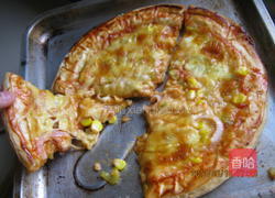 玉米粒披萨的做法图解11