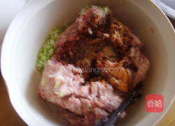 猪肉大头菜蒸饺的做法图解4