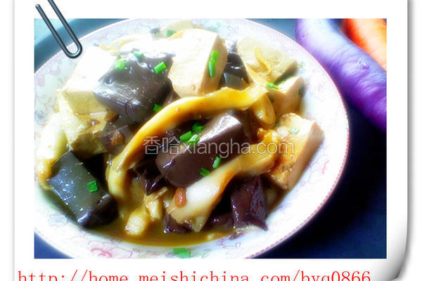 平菇双豆腐
