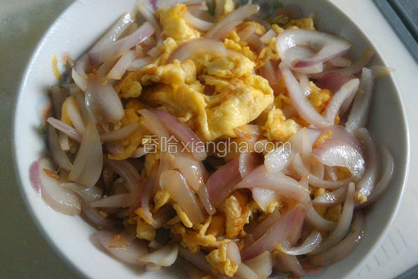 洋葱炒鸡蛋