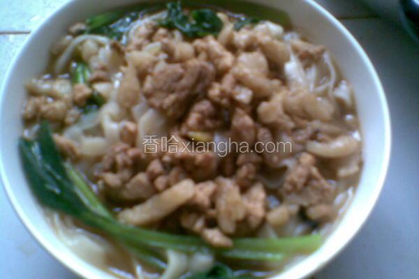 肉酱面