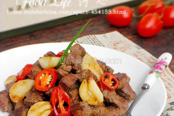 蒜香牛肉粒