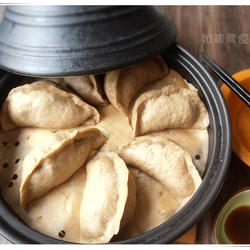 荞面荠菜豆渣包的做法[图]
