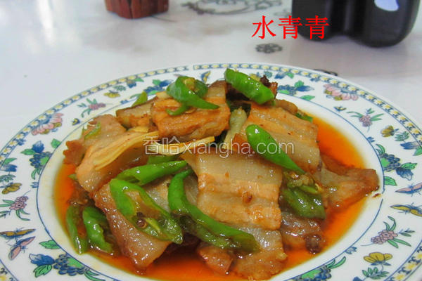 蒜片辣椒炒烤肉