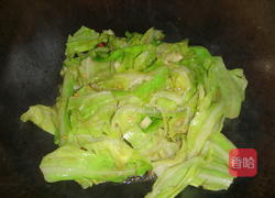 手撕包菜的做法图解8