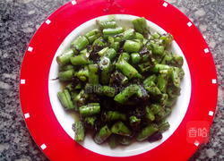 橄榄菜四季豆的做法图解8
