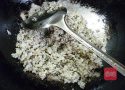 橄榄菜炒饭的做法图解3