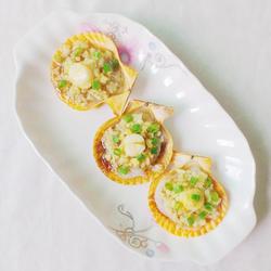 蒜蓉粉丝蒸扇贝的做法[图]