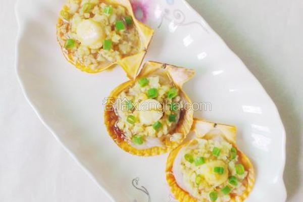蒜蓉粉丝蒸扇贝