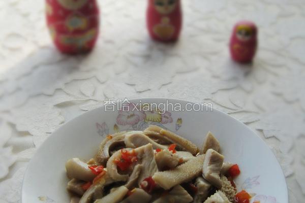 剁椒炒牛肚