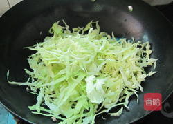 肉末炒包菜的做法图解6