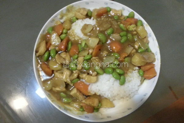 咖喱鸡饭