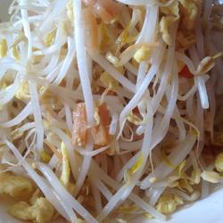 桂花瑶柱炒银牙的做法[图]