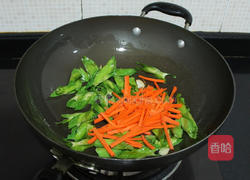 素炒四棱豆的做法图解4