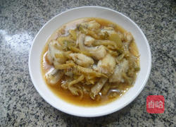 榨菜烧虾潺的做法图解10