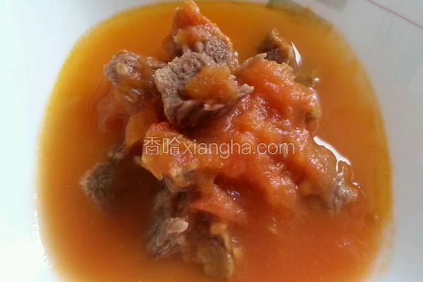 西红柿牛肉汤