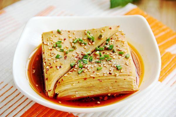 香辣千层豆腐皮