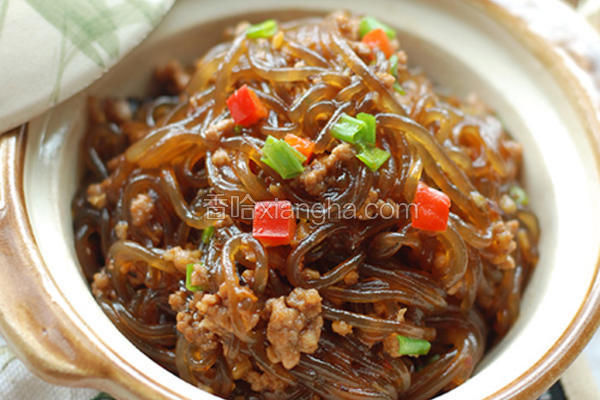 肉末粉丝煲