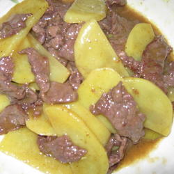 咖喱牛肉炒土豆的做法[图]