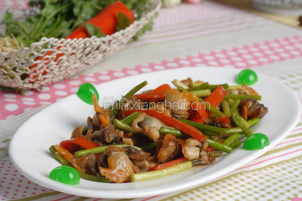 蒜薹炒蚶子肉