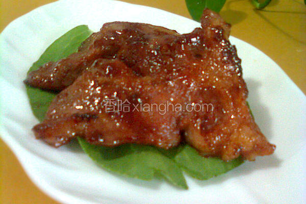叉烧梅花肉