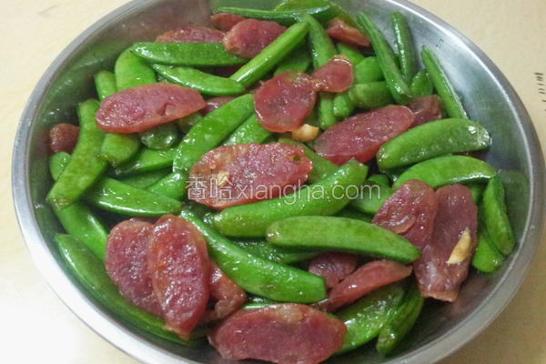 甜蜜豆炒腊味