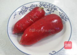 糖醋水萝卜的做法图解1