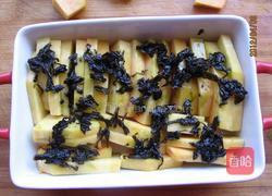 橄榄菜蒸南瓜的做法图解4