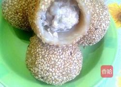 榨菜鲜肉麻球的做法图解9