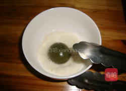抹茶椰蓉糯米糍的做法图解8