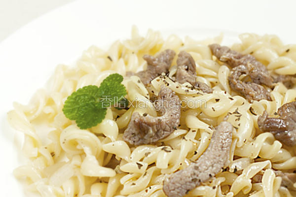 黑椒牛肉意面