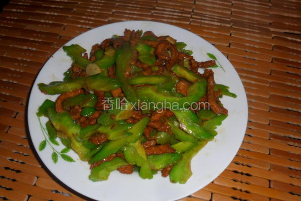 苦瓜炒肉丝