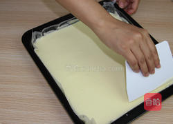 彩绘爱心蛋糕卷的做法图解32