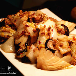 酸白菜香菇炒肉泥的做法[图]