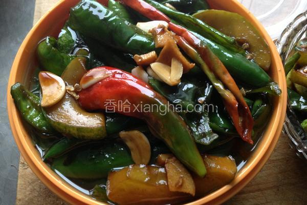 辣椒黄瓜咸菜