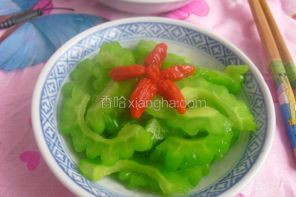 蜜汁苦瓜