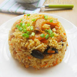 香菇虾仁饭的做法[图]