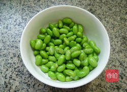 橄榄菜拌毛豆的做法图解5