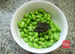 橄榄菜拌毛豆的做法图解6