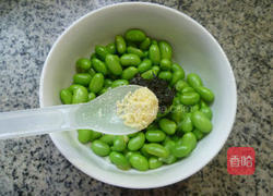 橄榄菜拌毛豆的做法图解8