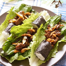 蒜香牛肉饭卷的做法[图]