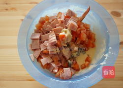 咸芝士火腿蛋糕的做法图解6