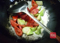 炒鸡蛋丝瓜番茄汤的做法图解9