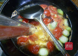 炒鸡蛋丝瓜番茄汤的做法图解11