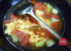 炒鸡蛋丝瓜番茄汤的做法图解14