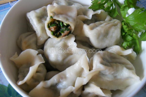 韭菜馅水饺